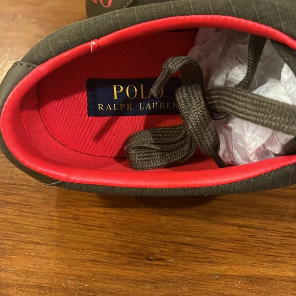 Polo Ralph Lauren Vaughn Ripstop Shoes Sneakers new deep olive Mens Sizes - Picture 9 of 12